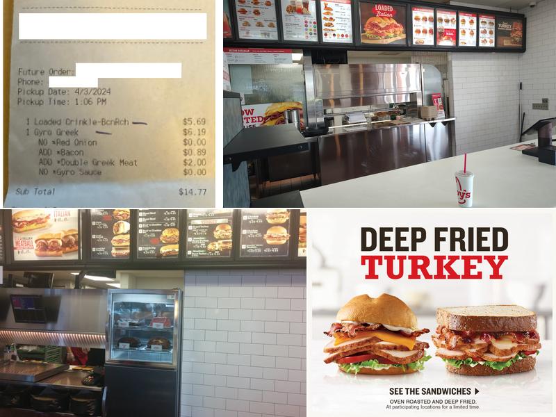 Arby's Menu