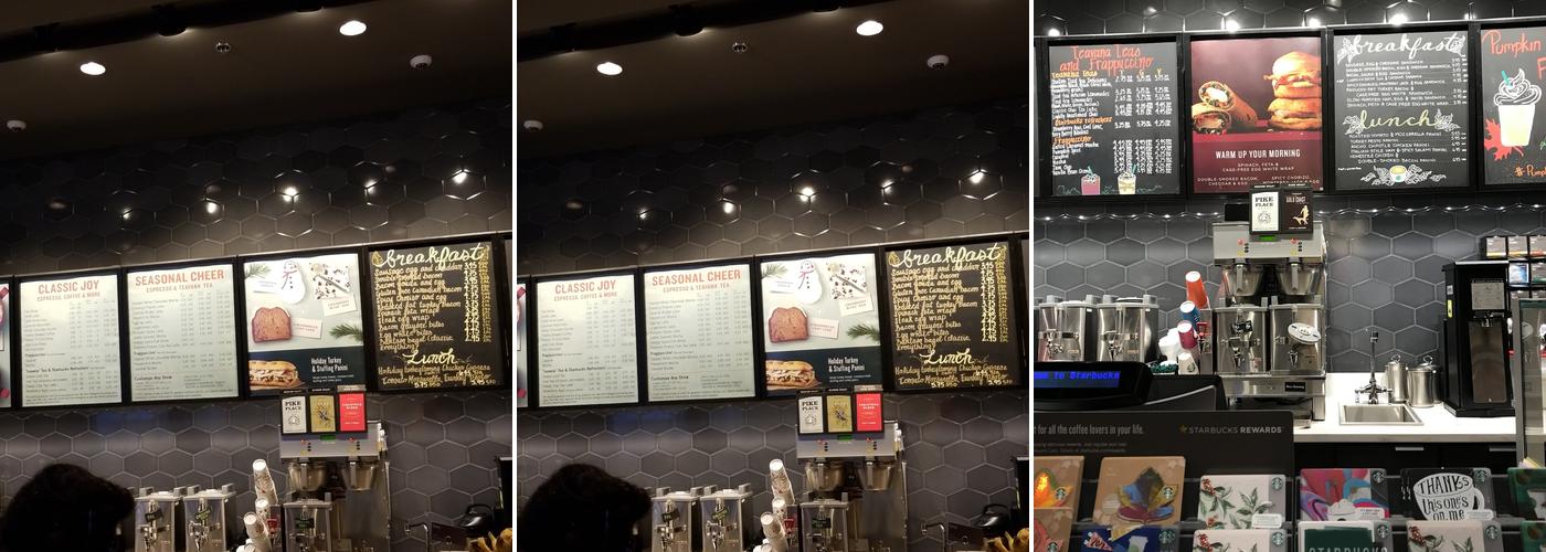 Starbucks Menu