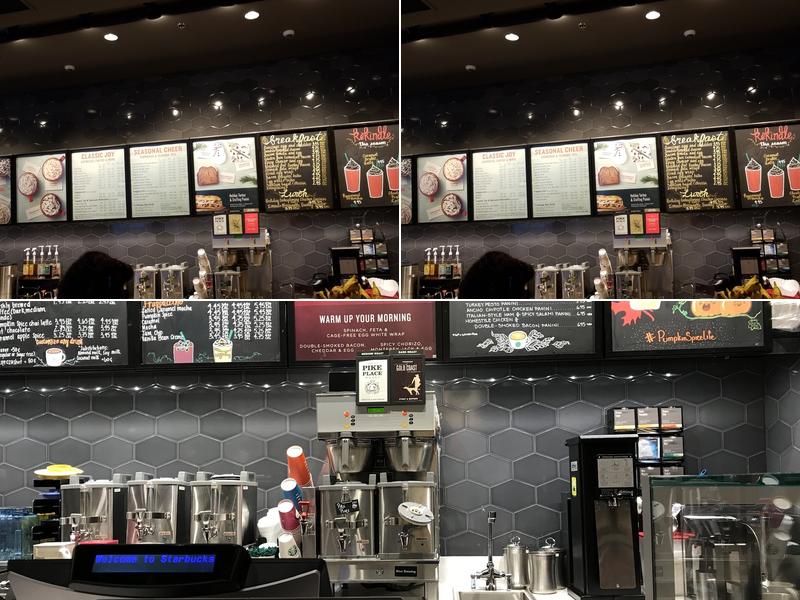 Starbucks Menu