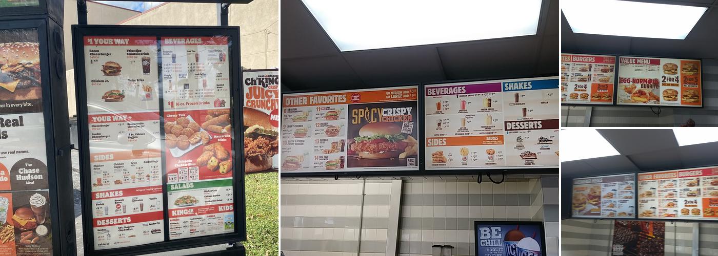 Burger King Menu