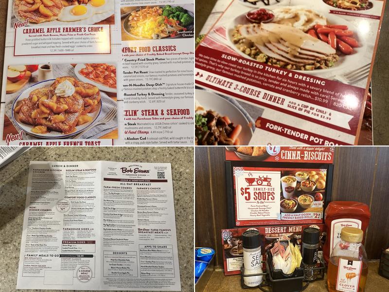 Bob Evans Menu
