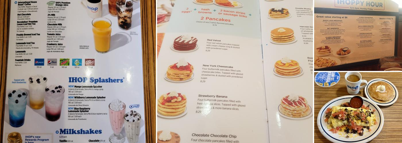 IHOP Menu