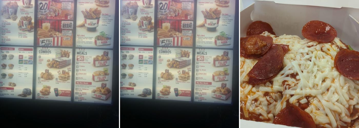 KFC Menu