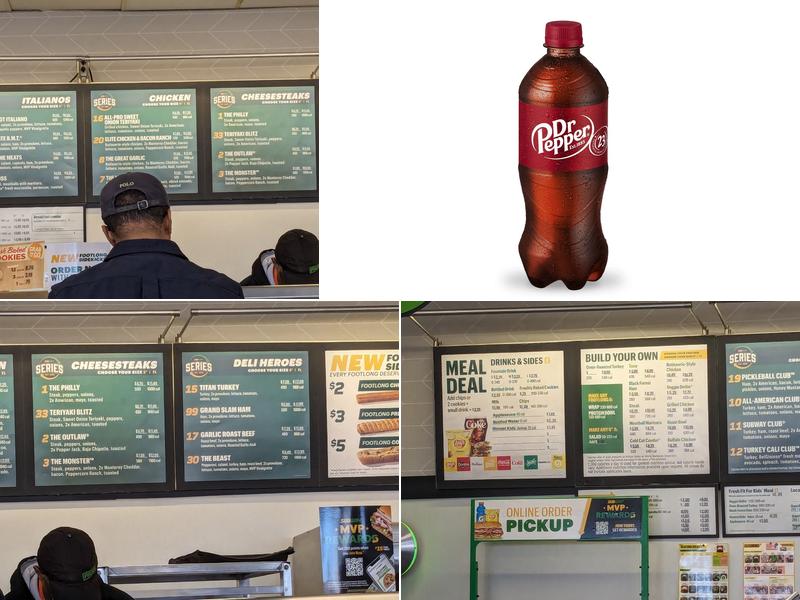 Subway Menu