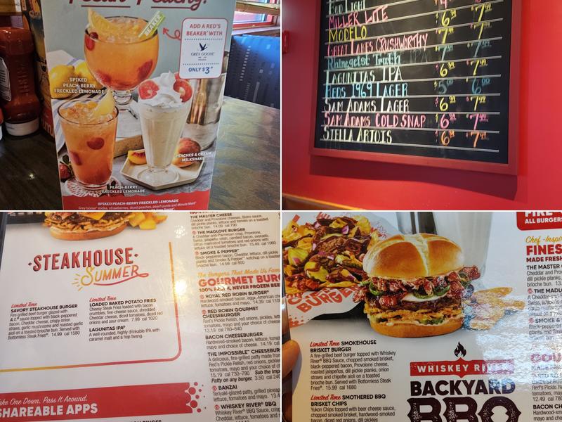 Red Robin Gourmet Burgers and Brews Menu