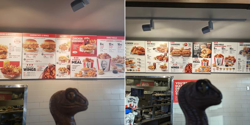 KFC Menu