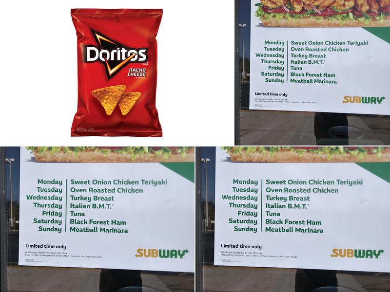 Subway Menu