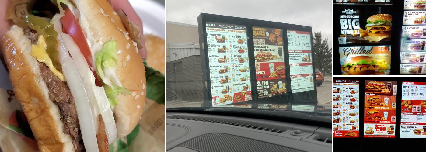 Burger King Menu
