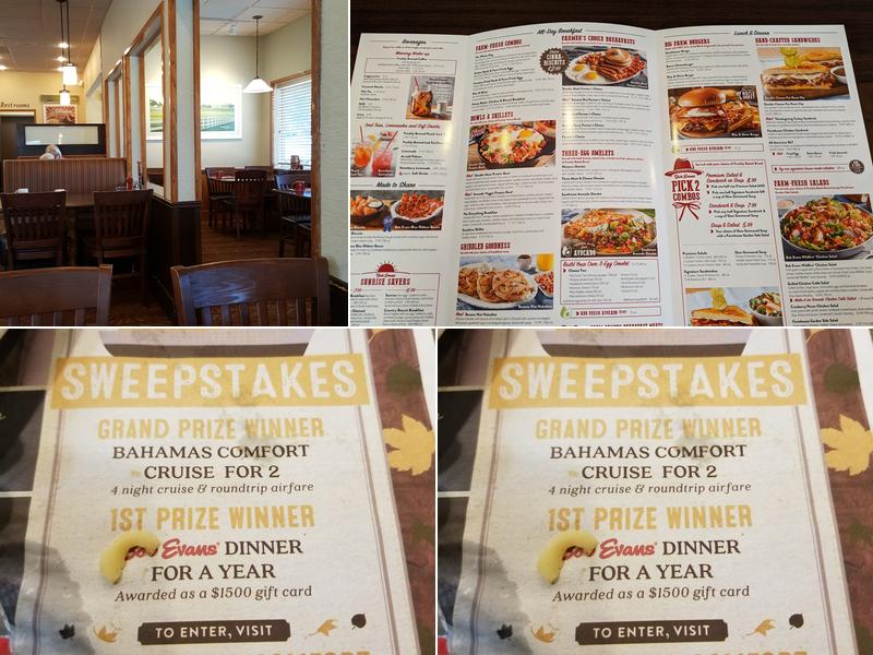 Bob Evans Menu