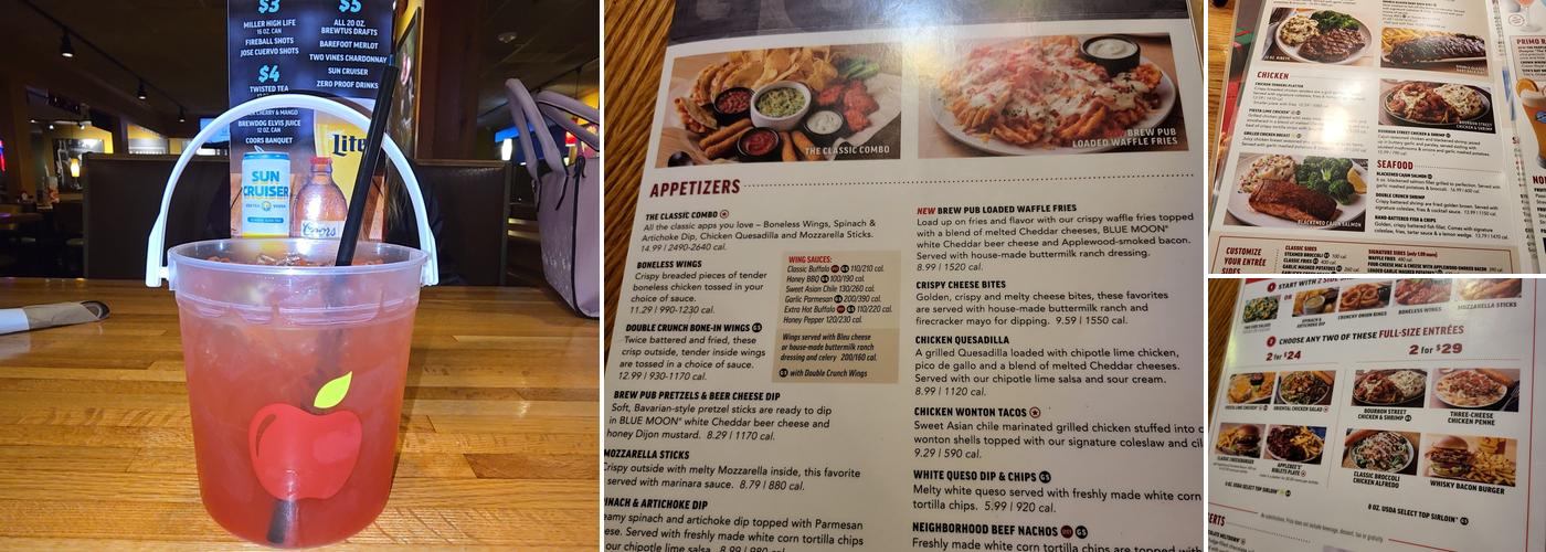 Applebee's Grill + Bar Menu