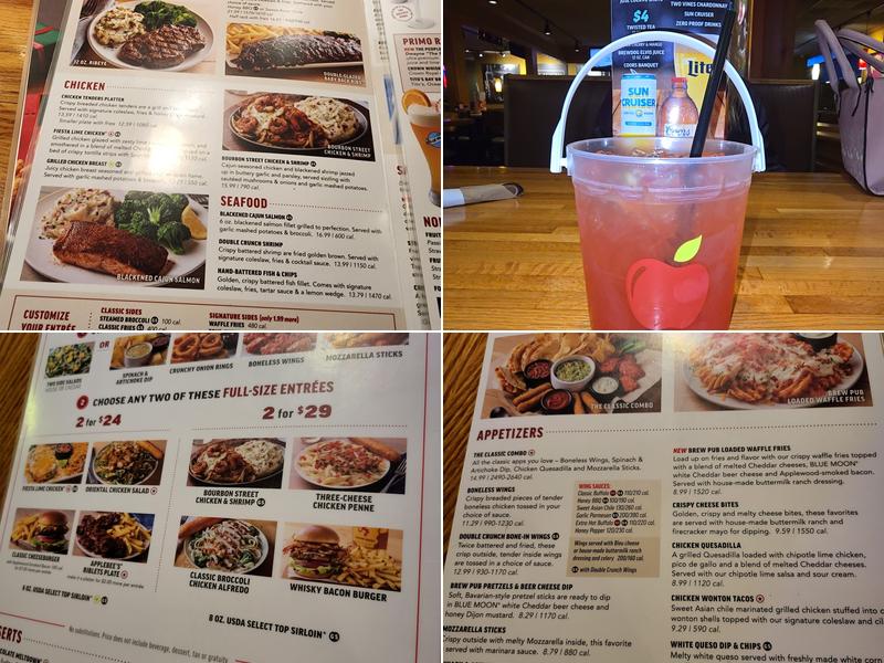 Applebee's Grill + Bar Menu