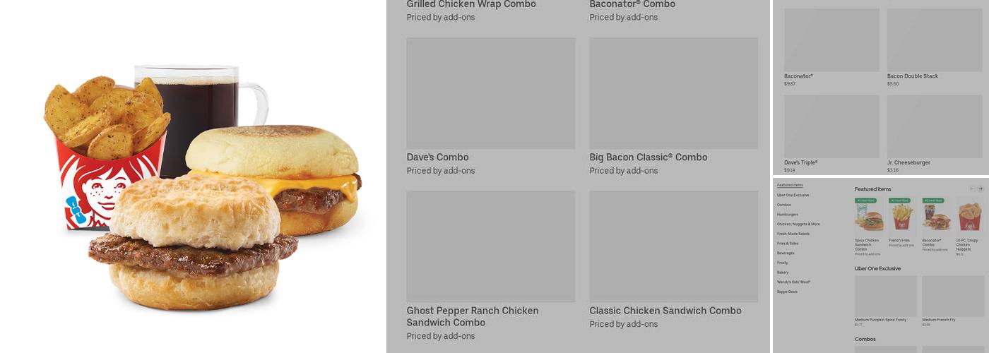 Wendy's Menu