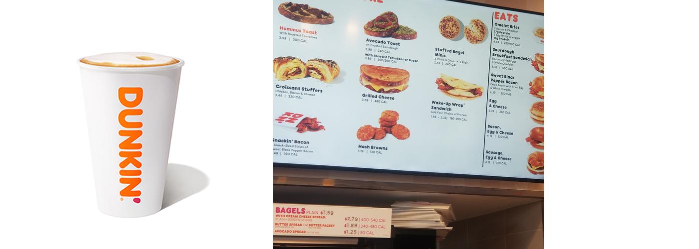 Dunkin' Menu