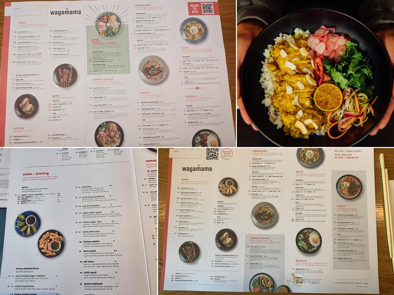 wagamama cardiff mermaid quay Menu