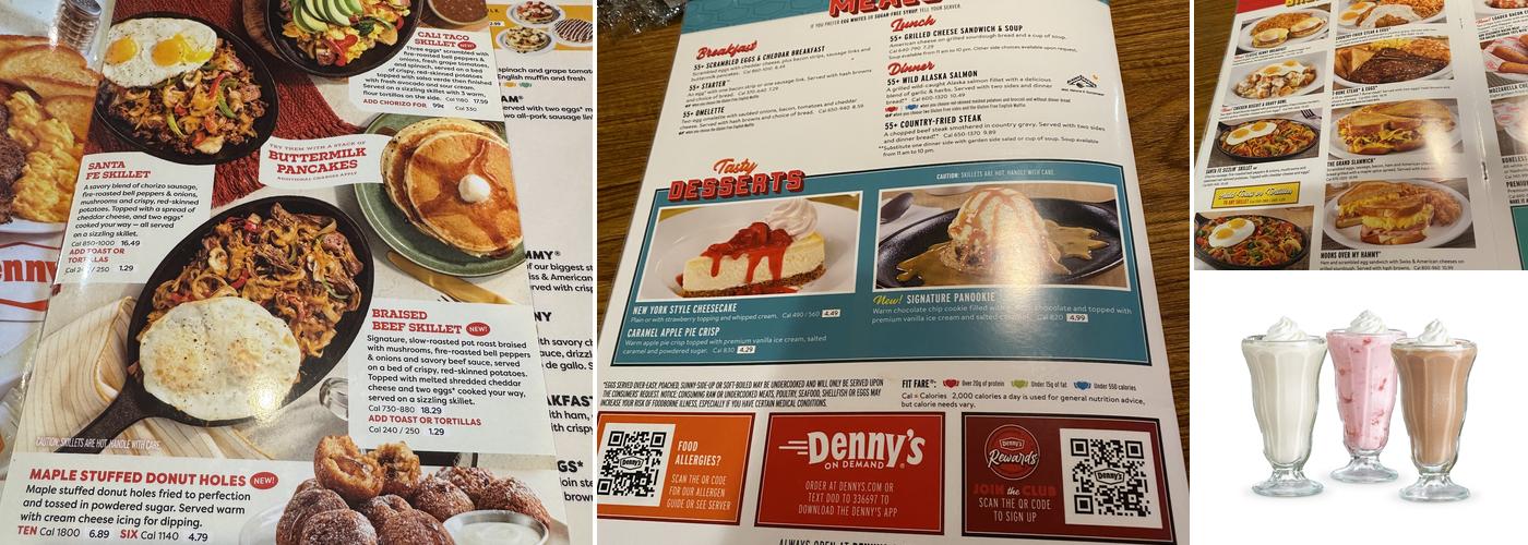Denny's Menu