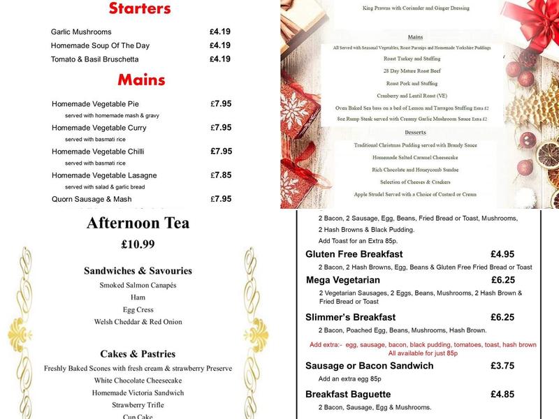 Morgan's Wine Bar Menu