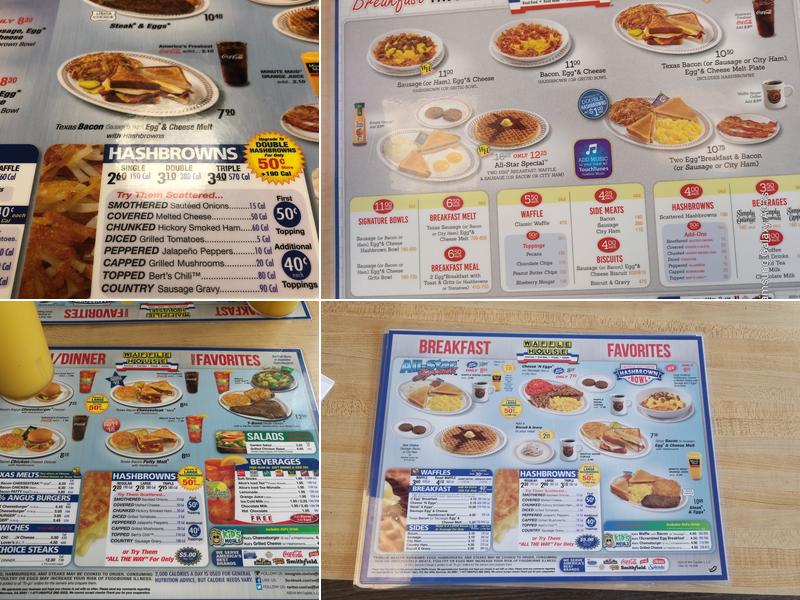 Waffle House Menu