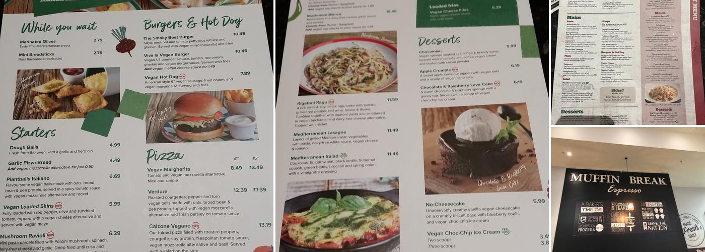 Frankie & Benny's Menu