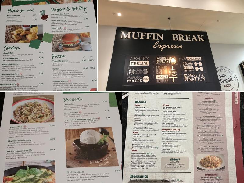 Frankie & Benny's Menu