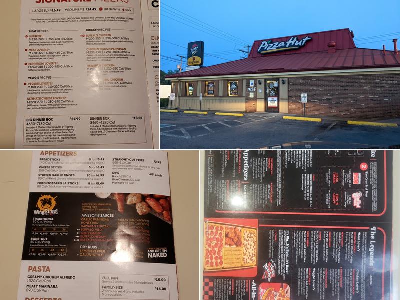 Pizza Hut Menu