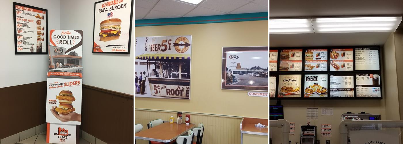A&W Menu