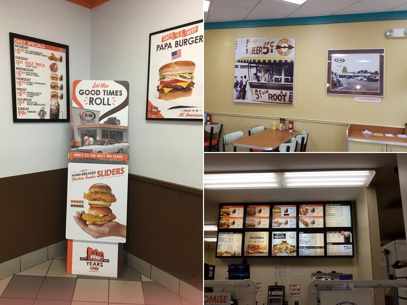 A&W Menu