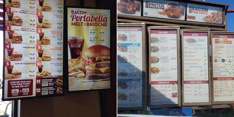 Wendy's Menu