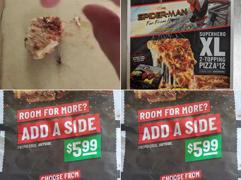 Papa Johns Pizza Menu