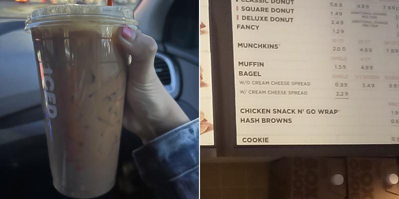 Dunkin' Menu