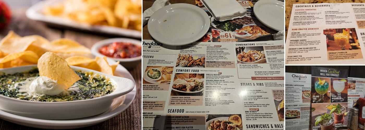 Cheddar's Scratch Kitchen Menu