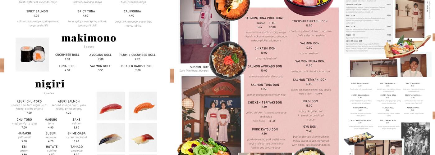 Kampai Highgate Menu