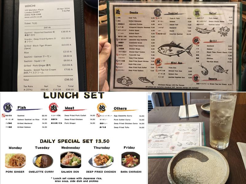 Uoichi Menu