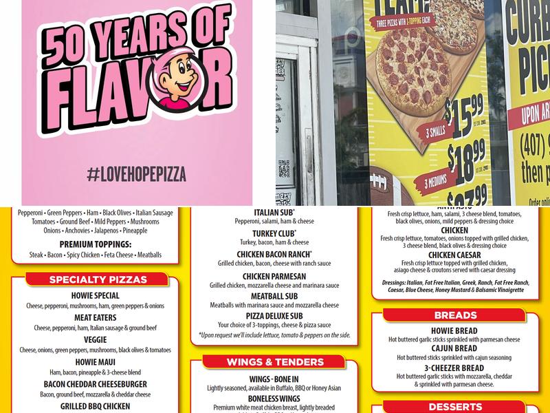 Hungry Howie's Pizza & Subs Menu