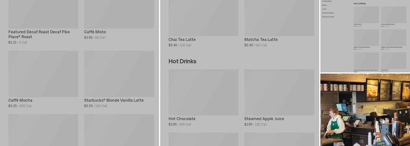 Starbucks Menu