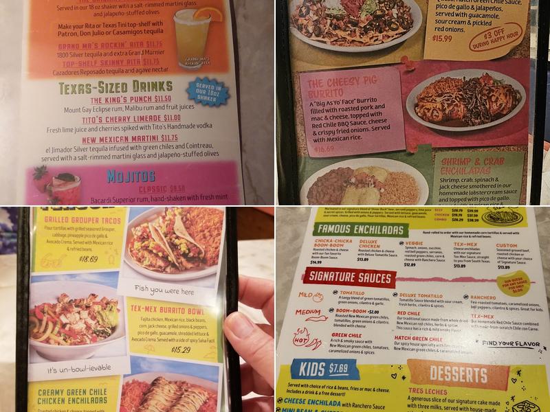 Chuy's Menu