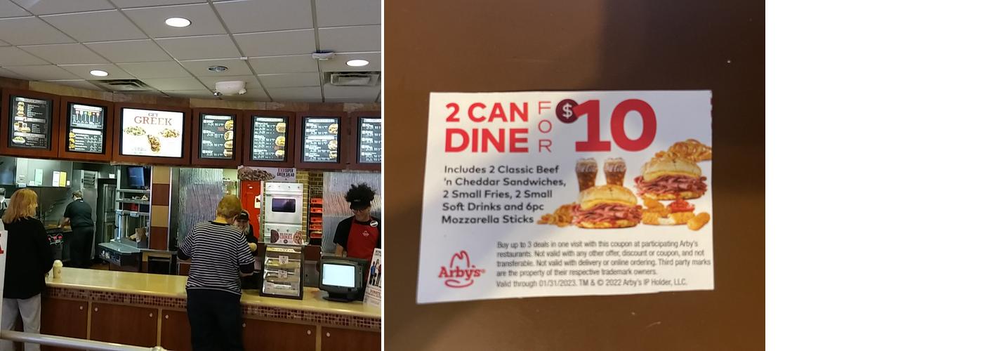 Arby's Menu