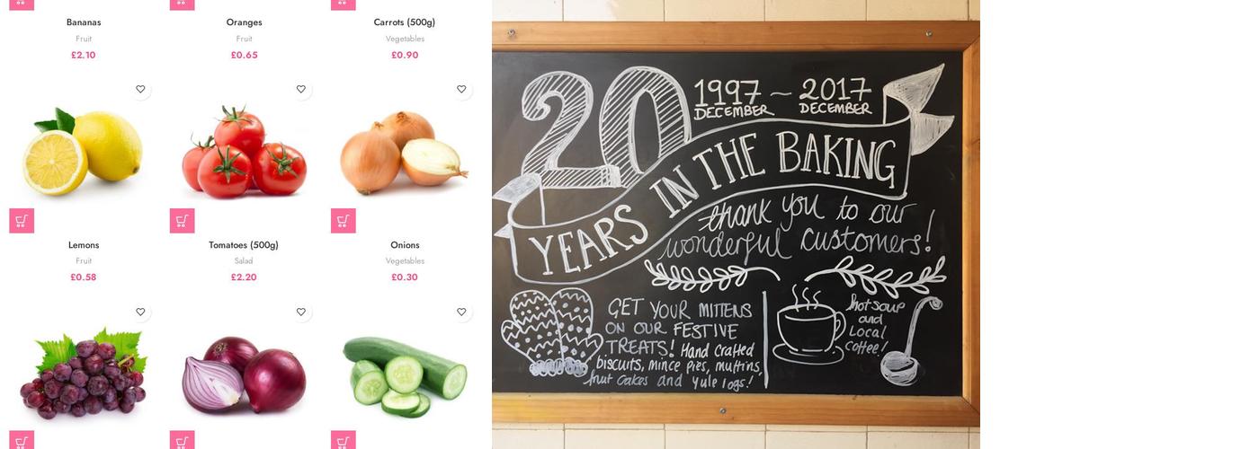 Grace's Bakery Ryde Menu