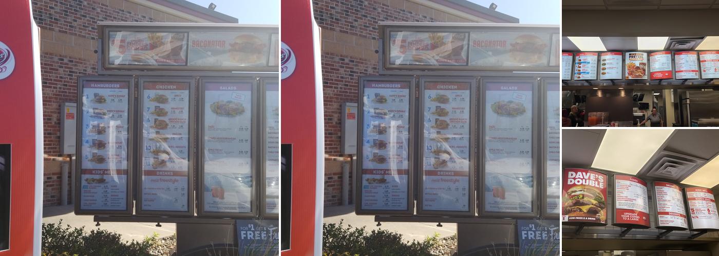 Wendy's Menu