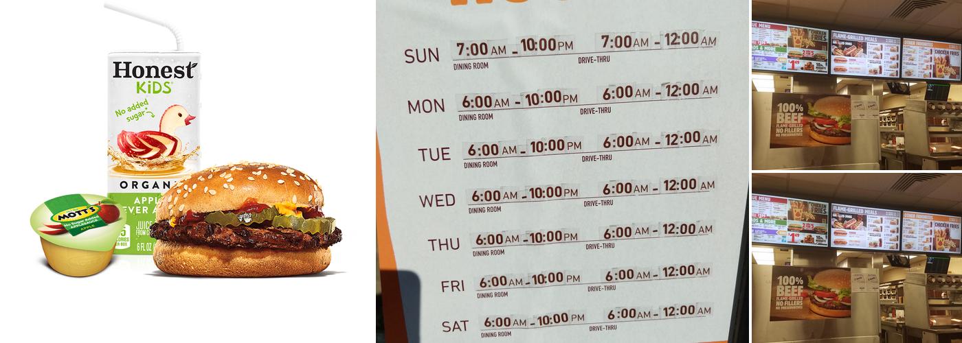 Burger King Menu