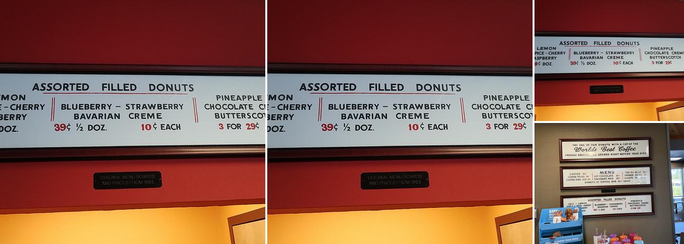 Dunkin' Menu