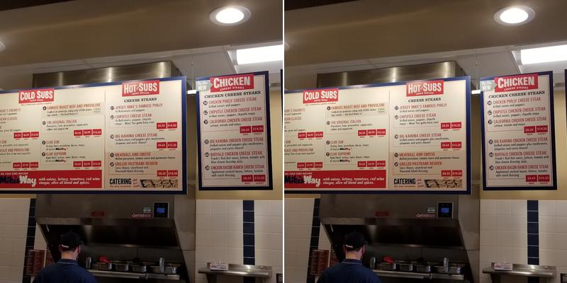 Jersey Mike's Subs Menu