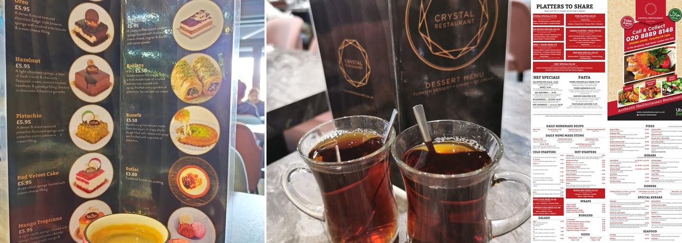 Crystal Kitchen Menu