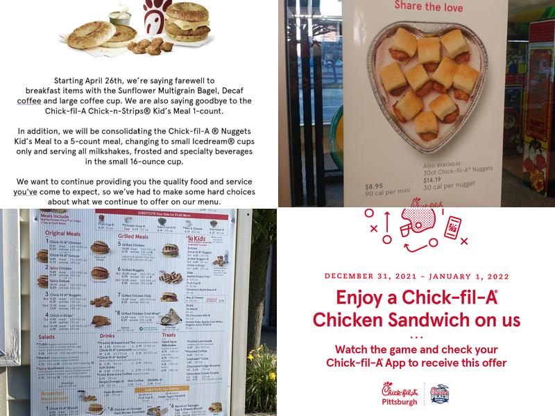 Chick-fil-A Menu