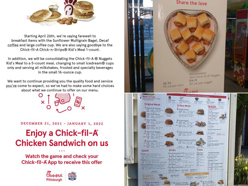 Chick-fil-A Menu
