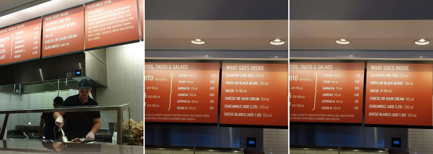 Chipotle Mexican Grill Menu