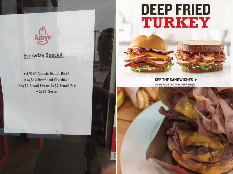 Arby's Menu