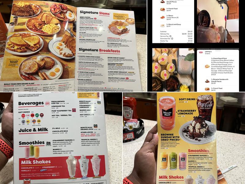 Denny's Restaurant Menu
