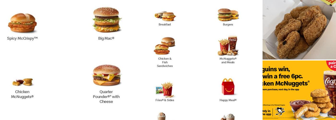 McDonald's Menu