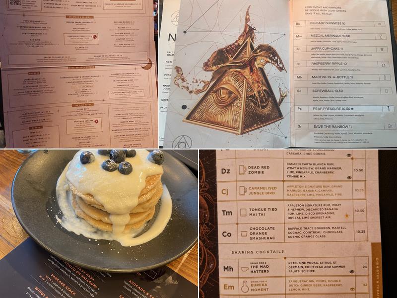 The Alchemist Old Street Menu