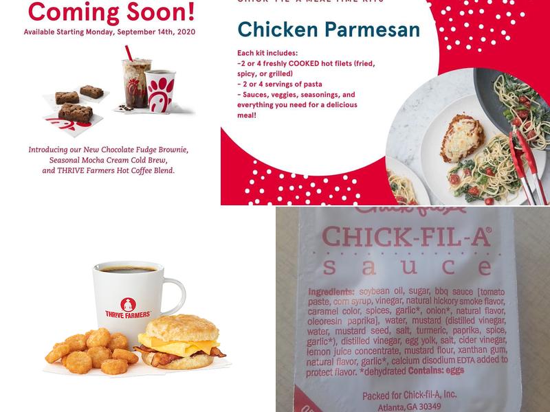 Chick-fil-A Menu